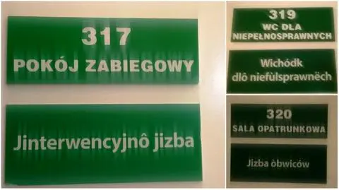Kartuzy: W Szpitalu są informacje w języku kaszubskim