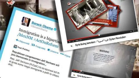Link z wpisu prezydenta USA odsyłał do strony syryjskiej armii