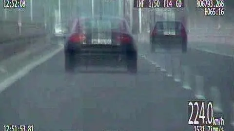 Pogoń za audi. Ponad 200 km/h na liczniku