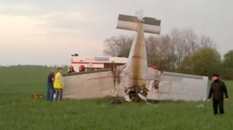 Wypadek awionetki. Dwie osoby ranne, w tym dziecko