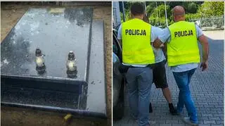 Policjanci podejrzewali, że za kradzieżą może stać właściciel zakładu kamieniarskiego