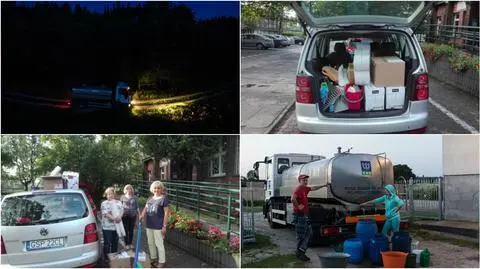 Wysyłają dary i beczkowozy