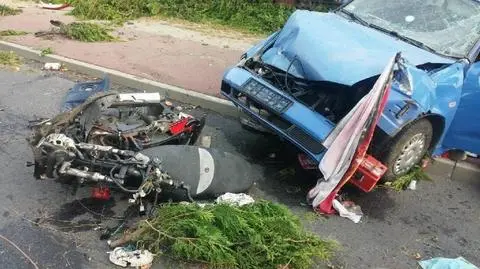 Pijany jechał z dziećmi, zabił motorowerzystę i uciekł