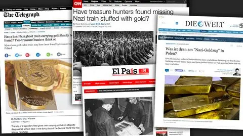 Zagraniczne media o złotym pociągu z Dolnego Śląska