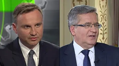 Andrzej Duda "Fakty po Faktach". Bronisław Komorowski "Kropka nad i"