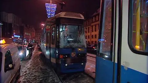 Zderzenie dwóch tramwajów