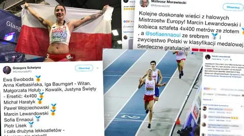Polacy wygrali klasyfikację medalową w Glasgow. Memy i gratulacje polityków