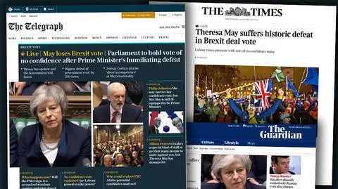 Brexit. Prasa bezlitosna dla premier May
