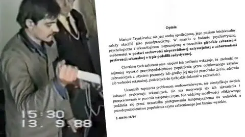 Ujawniamy opinię biegłych ws. Trynkiewicza: Bardzo wysokie prawdopodobieństwo popełnienia czynu zabronionego