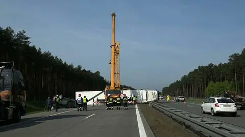 Wypadek na A2. Autostrada zablokowana