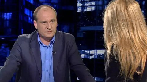 Paweł Kukiz w "Kropce nad i" w TVN24