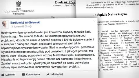 Poseł PiS wycofał podpis pod projektem o Sądzie Najwyższym