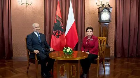 Premier Albanii Edi Rama w Polsce