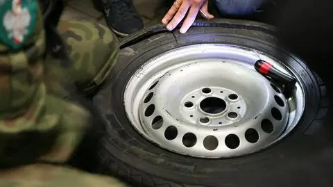 5 kilogramów marihuany w kole zapasowym