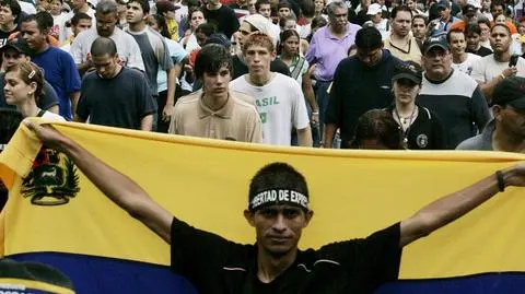 Studenci protestują przeciwko Chavezowi