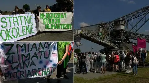 Przed kopalnią trwa protest