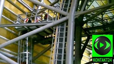 Wdrapali się na stadion. To ekolodzy