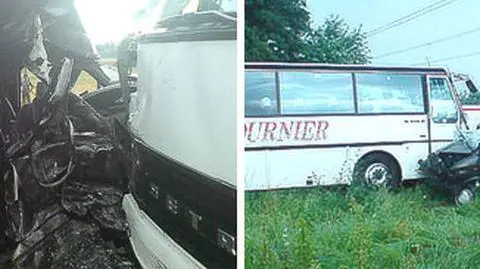 Czołowe zderzenie busa 
z autobusem, są ofiary