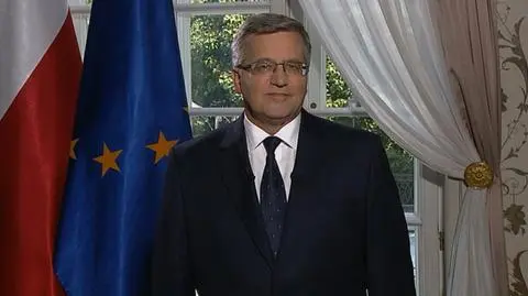 Orędzie Bronisława Komorowskiego