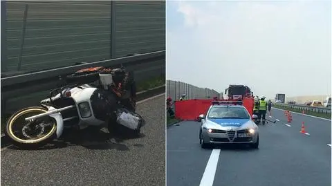 Wypadek na A4. Nie żyje motocyklista