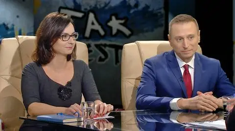 Krzysztof Brejza i Kamila Gasiuk-Pihowicz byli gośćmi "Tak jest"