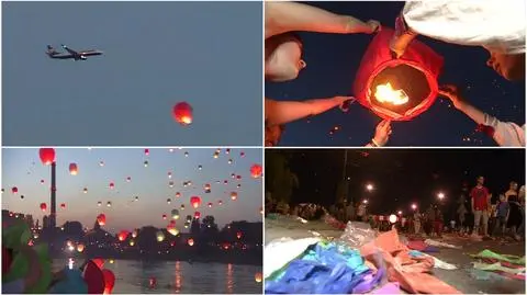 Lampiony wypuszczono zbyt wcześnie