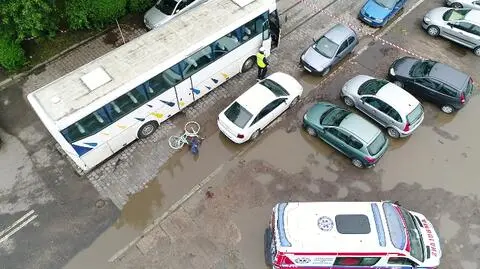 Kierowca przyznał, że nie zauważył rowerzystki