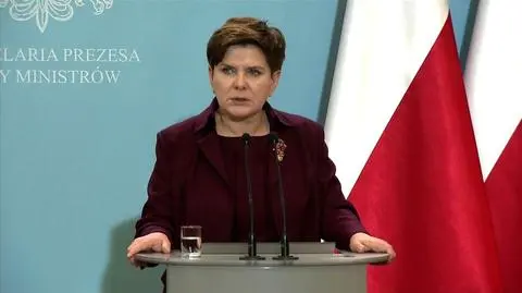 Premier Beata Szydło po debacie w Brukseli