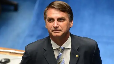 Bolsonaro podczas wizyty w Argentynie