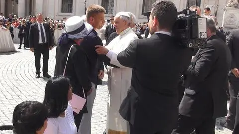 Tomasz Komenda spotkał się z papieżem Franciszkiem