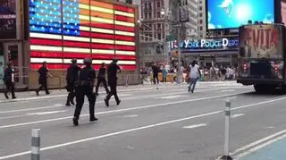 Policjanci zabili nożownika na Times Square