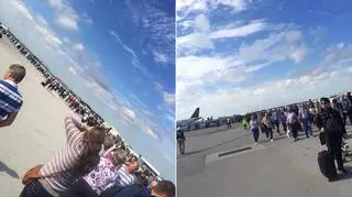 Zdjęcia z płyty lotniska przesłali Tabiszewskiemu jego znajomi