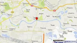 Na Moście Wandy zapalił się samochód