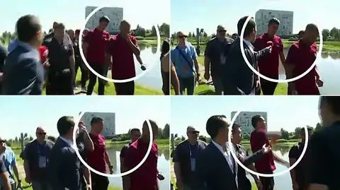 Mikrofon, który Ronaldo wrzucił do jeziora, trafił na aukcję