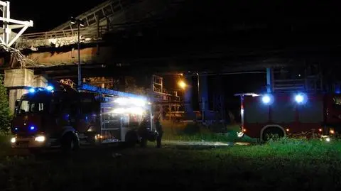 Płonęła zabytkowa elektrociepłownia w Bytomiu