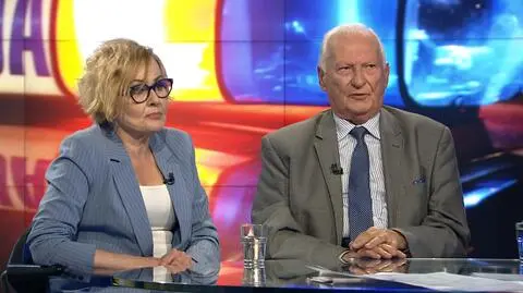 Mariola Wołoszyn i Brunon Hołyst w "Faktach po Faktach"