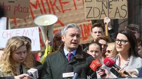 Robert Biedroń o proteście nauczycieli i okrągłym stole 