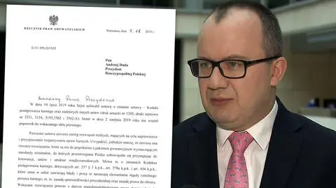 RPO Adam Bodnar apeluje do prezydenta Andrzeja Dudy o zaskarżenie do TK zmian w procedurach karnych
