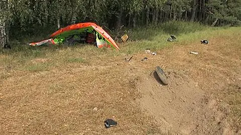 Motolotnia rozbiła się z niewiadomych przyczyn