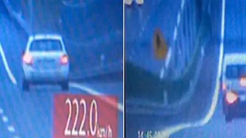 220 km/h. Zaskoczony, że przekroczył dozwoloną prędkość