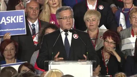 Komorowski na Śląsku: niech Duda wyjaśni dlaczego mami górników