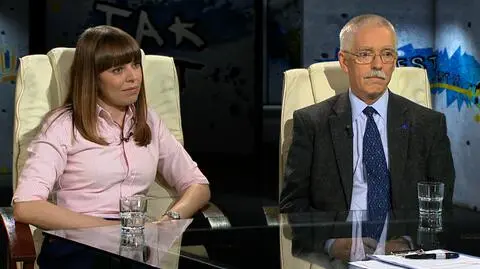 Marta Wrzosek i Romuald Krajewski w "Tak jest"