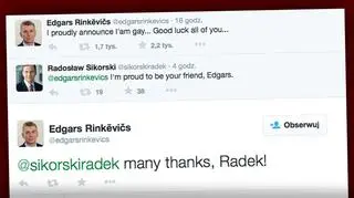 Radosław Sikorski pogratulował koledze 