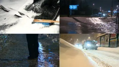 Gołoledź, śnieg, awarie, opóźnienia. Zima dręczy Polskę