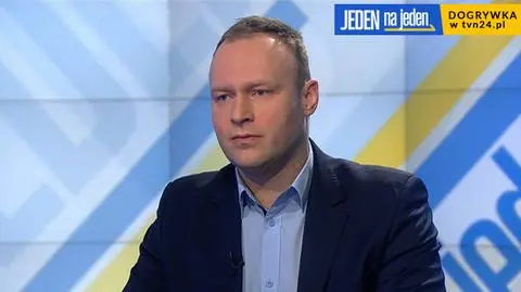 Marcin Mastalerek w dogrywce "Jeden na Jeden" w tvn24