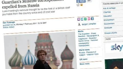 Rosja wyrzuciła brytyjskiego dziennikarza