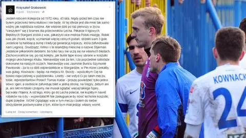 Krzysztof "Grabaż" Grabowski ostro o piłkarzach Lecha