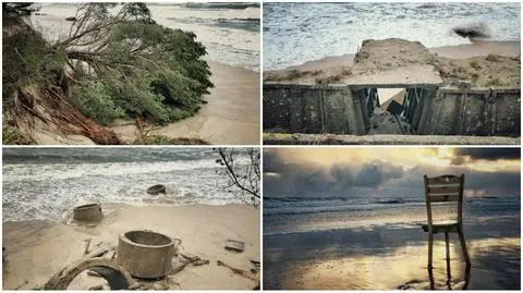 Baltic Sea causes havoc at the shores of Poland