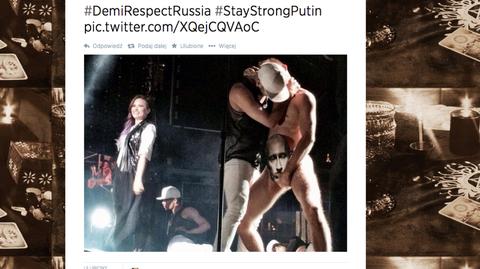 Putin zasłaniający genitalia wywołał oburzenie Rosjan