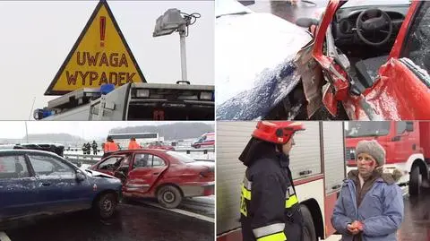 Ćwiczenia na S8: wypadek, ranni i utrudnienia